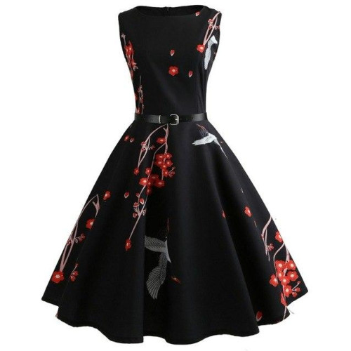 Summer Girls floral print Vestidos Costumes dress